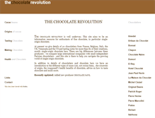 Tablet Screenshot of chocolate-revolution.com